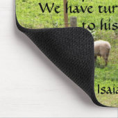 Tapis De Souris Moutons avec l'écriture sainte Mousepad (Coin)
