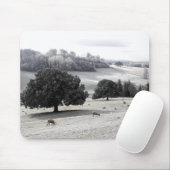 Tapis De Souris Moutons dans un champ gelé (Avec souris)