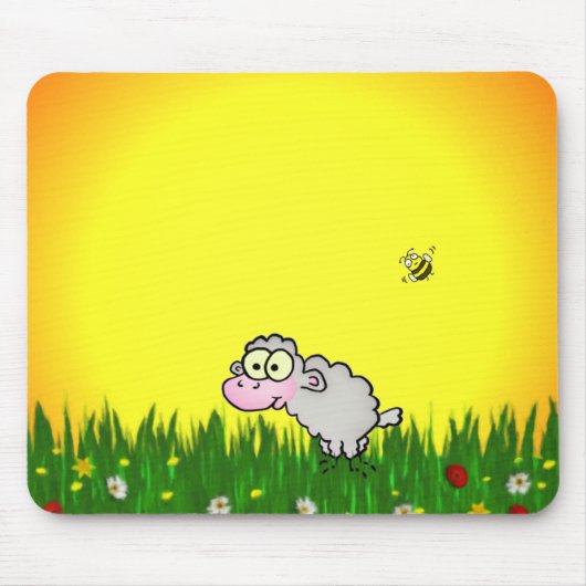 Tapis De Souris Moutons de champ (Devant)