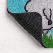 Tapis De Souris Moutons heureux Mousepad (Coin)