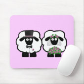 Tapis De Souris Moutons Mousepad de mariage (Avec souris)