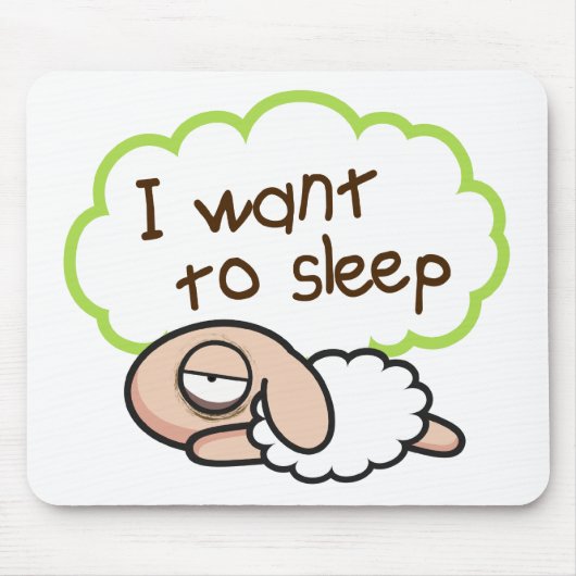 TAPIS DE SOURIS MOUTONS MOUSEPAD D'UNSLEEP (Devant)