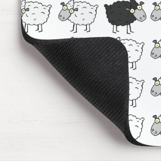 Tapis De Souris Moutons noirs (Coin)