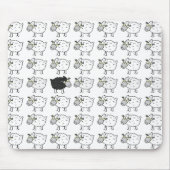 Tapis De Souris Moutons noirs (Devant)