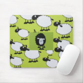 Tapis De Souris Moutons noirs (Avec souris)