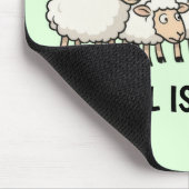 Tapis De Souris Moutons noirs et blancs (Coin)