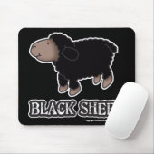 Tapis De Souris Moutons noirs Mousepad (Avec souris)