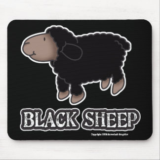 Tapis De Souris Moutons noirs Mousepad