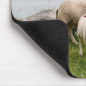 Tapis De Souris Moutons près des eaux calmes (Coin)
