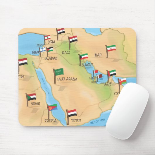 Tapis De Souris Moyen-Orient (Avec souris)