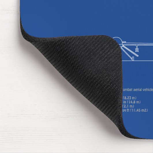 Tapis De Souris MQ-1 Predator UAV- Plan d'avion AD (Coin)