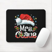 Tapis De Souris Mr And Mrs Claus Couples Matching Christmas Pajama (Avec souris)