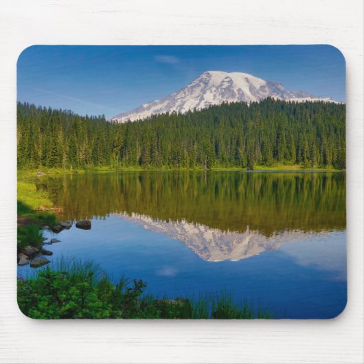 Tapis De Souris Mt. Rainier et Reflection Lake (Devant)