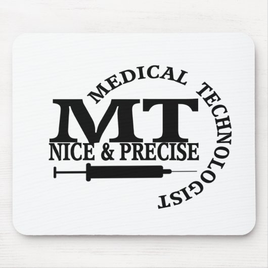 TAPIS DE SOURIS MT SLOGAN NICE ET PRÉCISE TECHNIQUE DE LABORATOIRE (Devant)