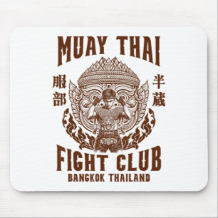 Tapis De Souris Muay Thai Boxer Boxer Boxer Muay Thai Figh