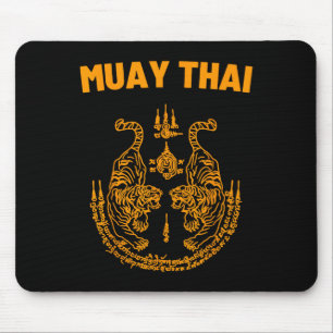 Tapis De Souris Muay Thai Mma Combat Tatouage Jumeau Tigre Kickbox