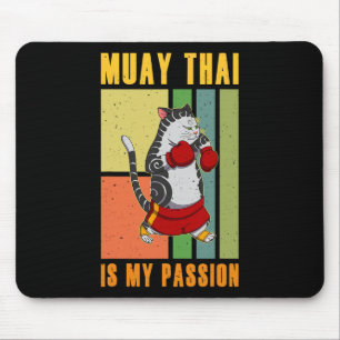 Tapis De Souris Muay Thai Thaïlande Poing Anneau Genou Technique d