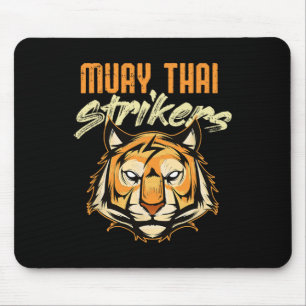 Tapis De Souris Muay Thai Tiger Thai Boxing Thaïlande Kickboxing