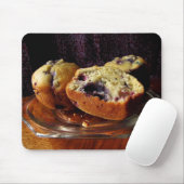 Tapis De Souris Muffins aux bleuets (Avec souris)