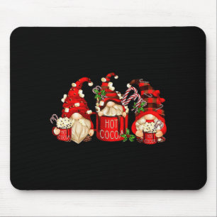 Tapis De Souris Mug Chocolat Chaud Cacao Rétro Mignon Drôle Gnomes