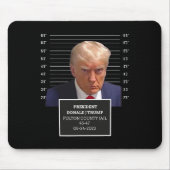 Tapis De Souris Mug Shot Président Donald J Trump Mugshot 2023 Amu (Devant)