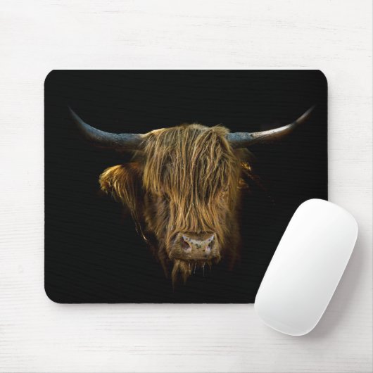 Tapis De Souris Muismat Highlander écossais (Avec souris)