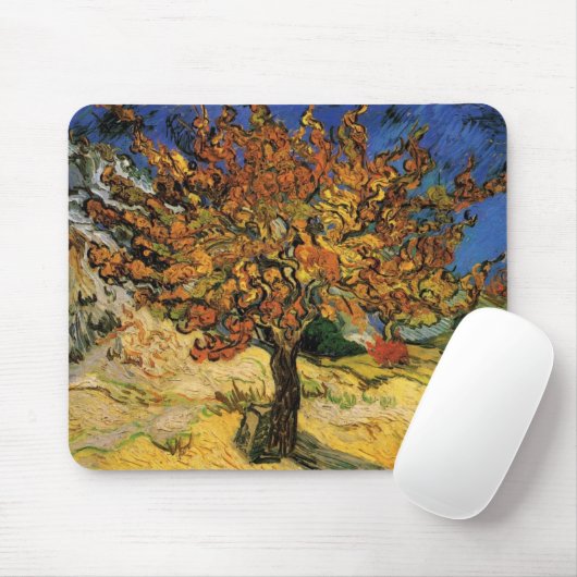 Tapis De Souris Mulberry Tree (F637) Van Gogh Fine Art (Avec souris)