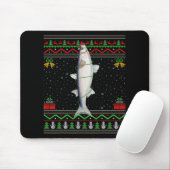 Tapis De Souris Mullet Fish Lover Matching Ugly Mullet Christmas T (Avec souris)