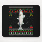 Tapis De Souris Mullet Fish Lover Matching Ugly Mullet Christmas T (Devant)