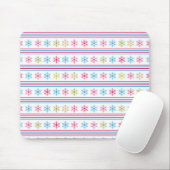 Tapis De Souris Multi-color snowflakes (Avec souris)
