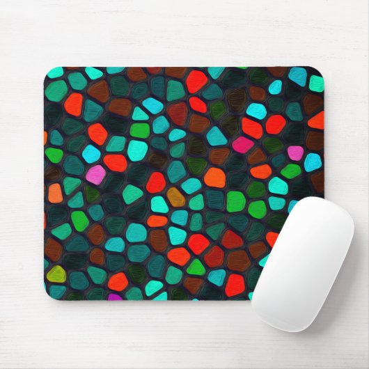 Tapis De Souris Multicolore (Avec souris)