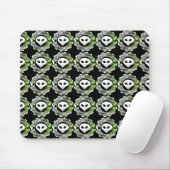 Tapis de souris multiple Alien TV Round noir (Avec souris)