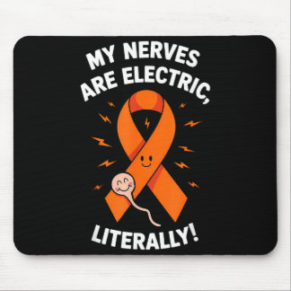 Tapis De Souris Multiple Sclerosis Awareness 2025 -orange Ribbon_ 