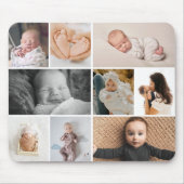 Tapis De Souris Multiple snapshots baby photos collage (Devant)