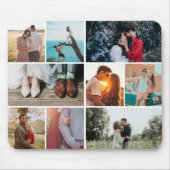 Tapis De Souris Multiple snapshots engage couple photos collage (Devant)