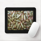 Tapis De Souris munitions de munitions de 9mm (Avec souris)