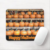 Tapis De Souris Mur Citrouille d'Halloween (Avec souris)