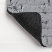 Tapis De Souris Mur de briques peint en gris clair (Coin)
