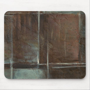 Tapis De Souris Mur de briques rouge et gris