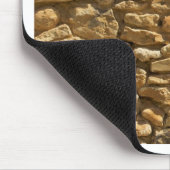 Tapis De Souris Mur de pierre rustique (Coin)