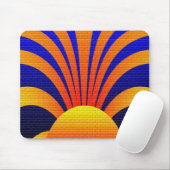Tapis De Souris Mur du coucher du soleil (Avec souris)