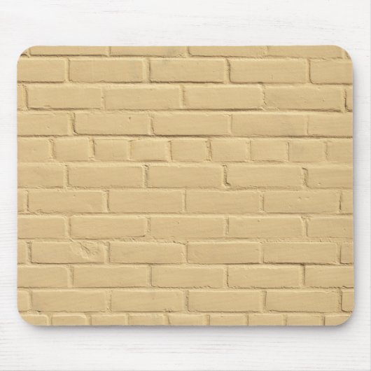Tapis De Souris Mur en brique Pastel Peach souple (Devant)