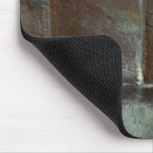 Tapis De Souris Mur en brique rouge et gris (Coin)