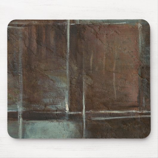 Tapis De Souris Mur en brique rouge et gris (Devant)