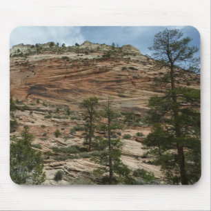 Tapis De Souris Murs de roche usés dans le parc national de Zion
