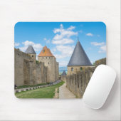 Tapis De Souris Murs médiévaux de Carcassonne (Avec souris)