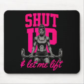 Tapis De Souris Muscle de musculation pour femmes amusant Sa (Devant)