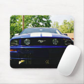 Tapis De Souris Muscle Mousepad voiture-bleu (Avec souris)