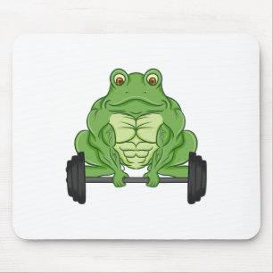 Tapis De Souris Musculation de grenouille pour amateurs de gym
