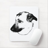 Tapis De Souris Muse de bureau, contour gras (Avec souris)